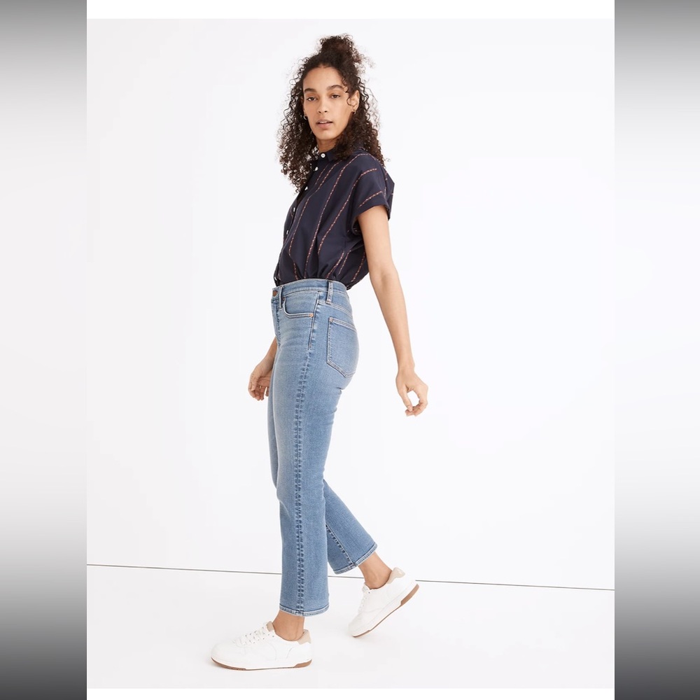 Madewell Cali Demi-Boot Jeans in Dorrance Wash: TENCEL™ Denim Edition